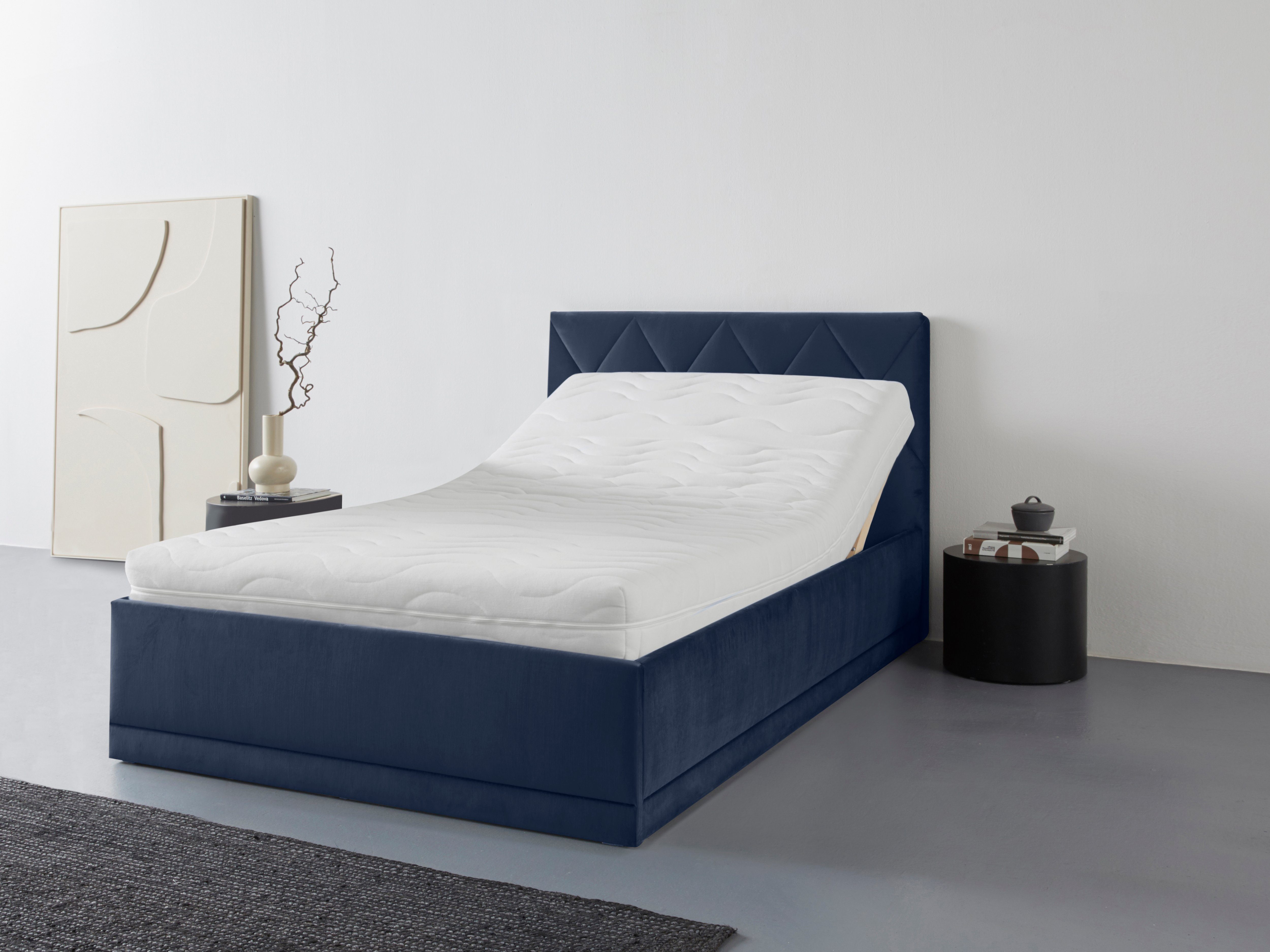 Westfalia Schlafkomfort Polsterbett "Adamas" auch mit Bettkasten, Knopfheft günstig online kaufen