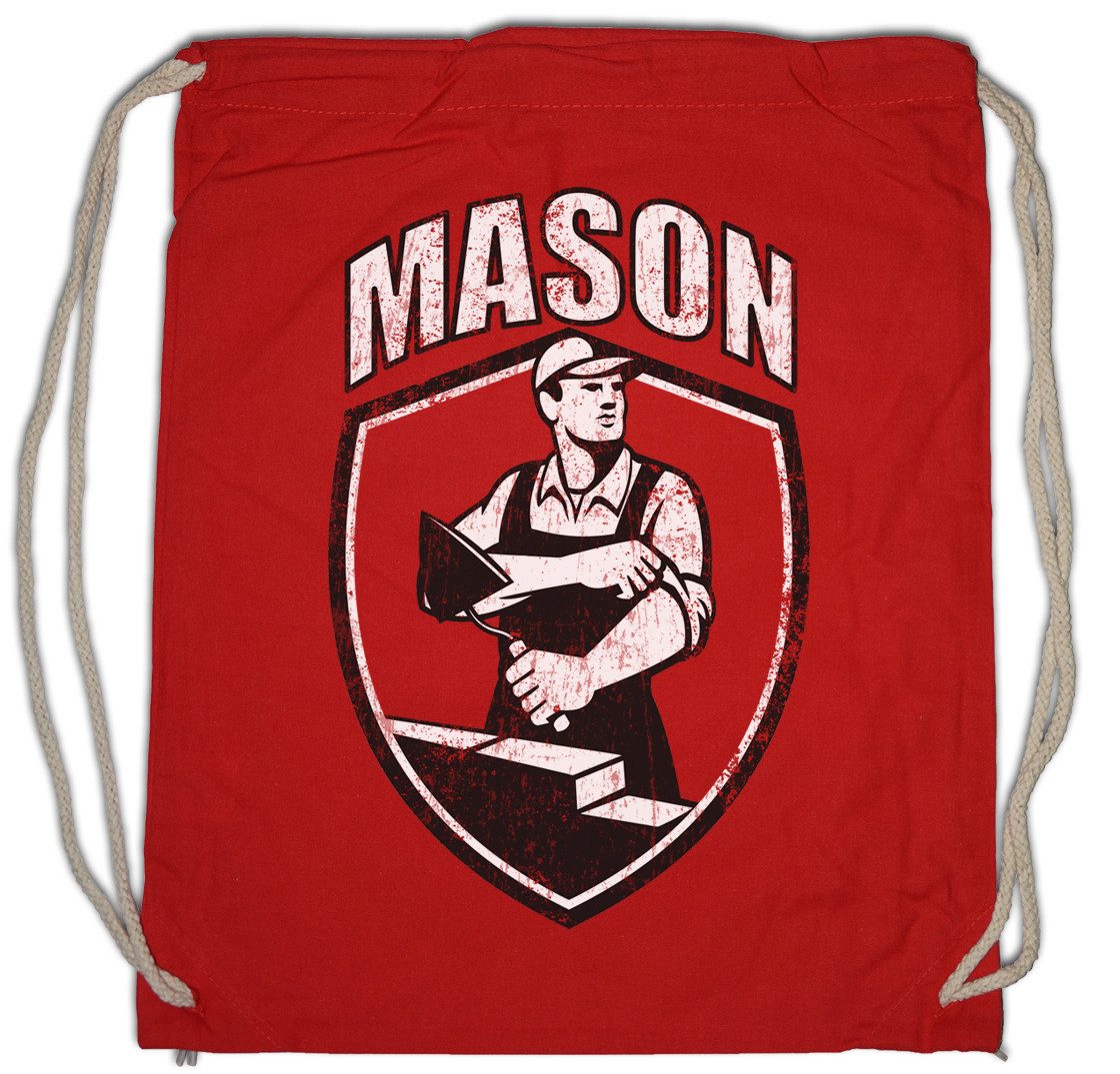 Turnbeutel Mason I Turnbeutel Handwerker Maurer Bricklayer Bauarbeiter Bau