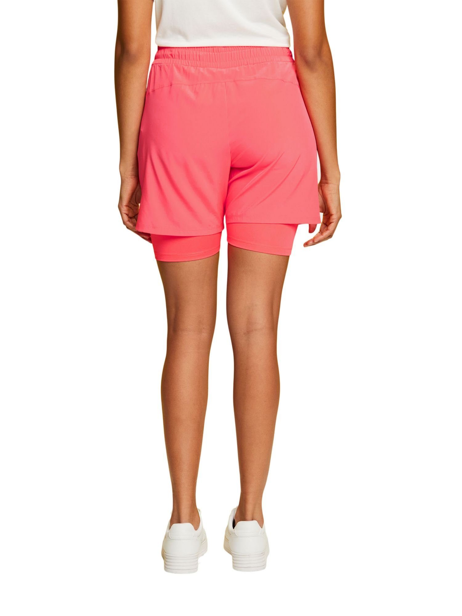 sports knitted Shorts (1-tlg) esprit CORAL Shorts