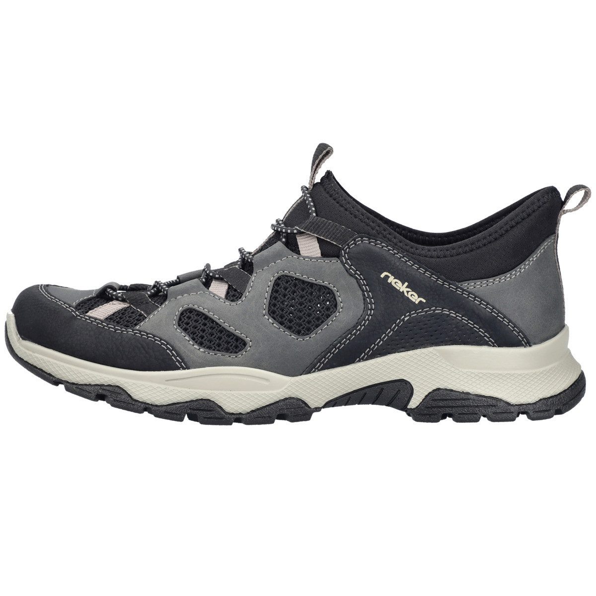 Rieker B8350 Herren Slipper Loafer, Mokkasin, Sommerschuhe, Halbschuhe, Schlupfschuhe