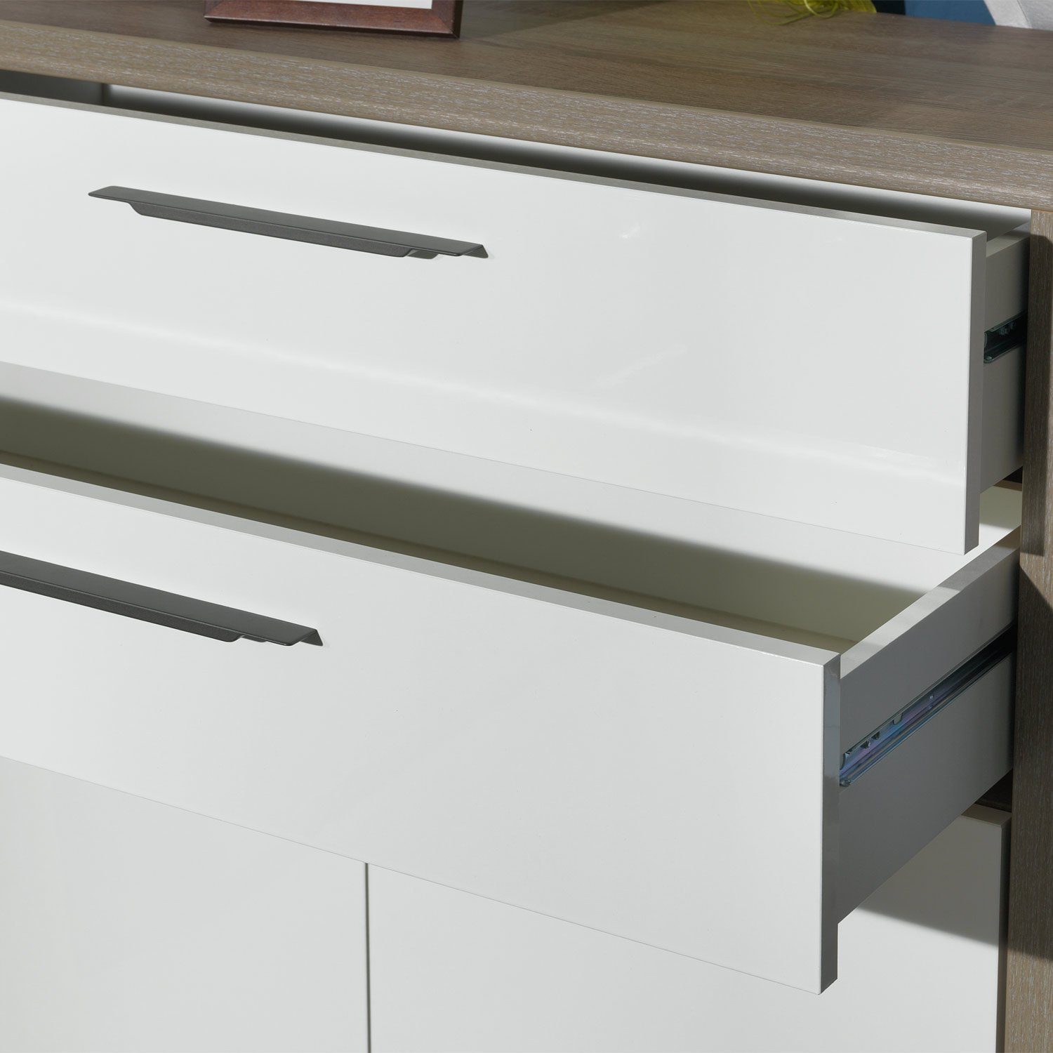 Composad Schranktür Schubladen-/Türenset 4-teilig DISEGNO, Weiß Hochglanz