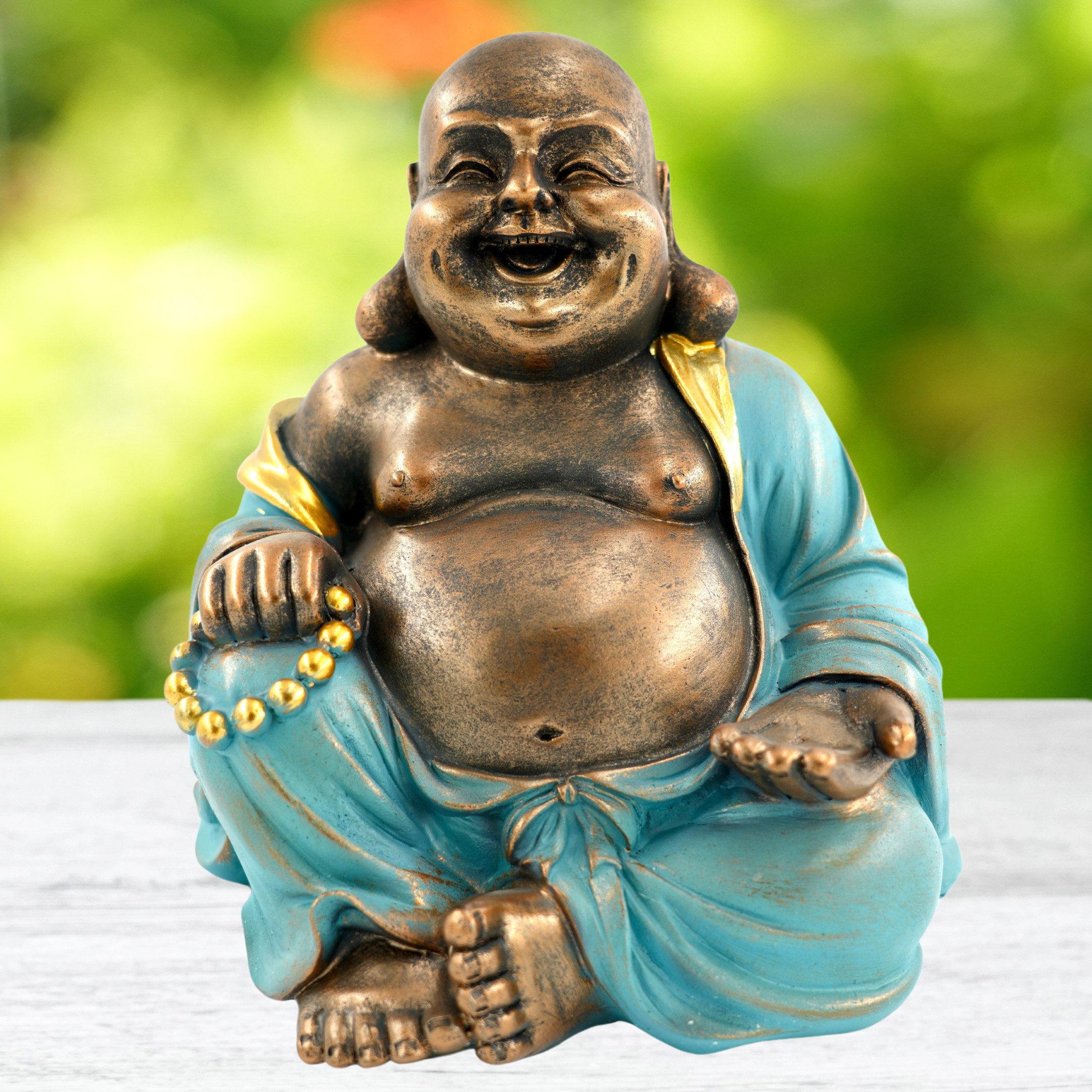MF Buddhafigur Harmonische Buddha-Skulptur 'Mint Green', günstig online kaufen