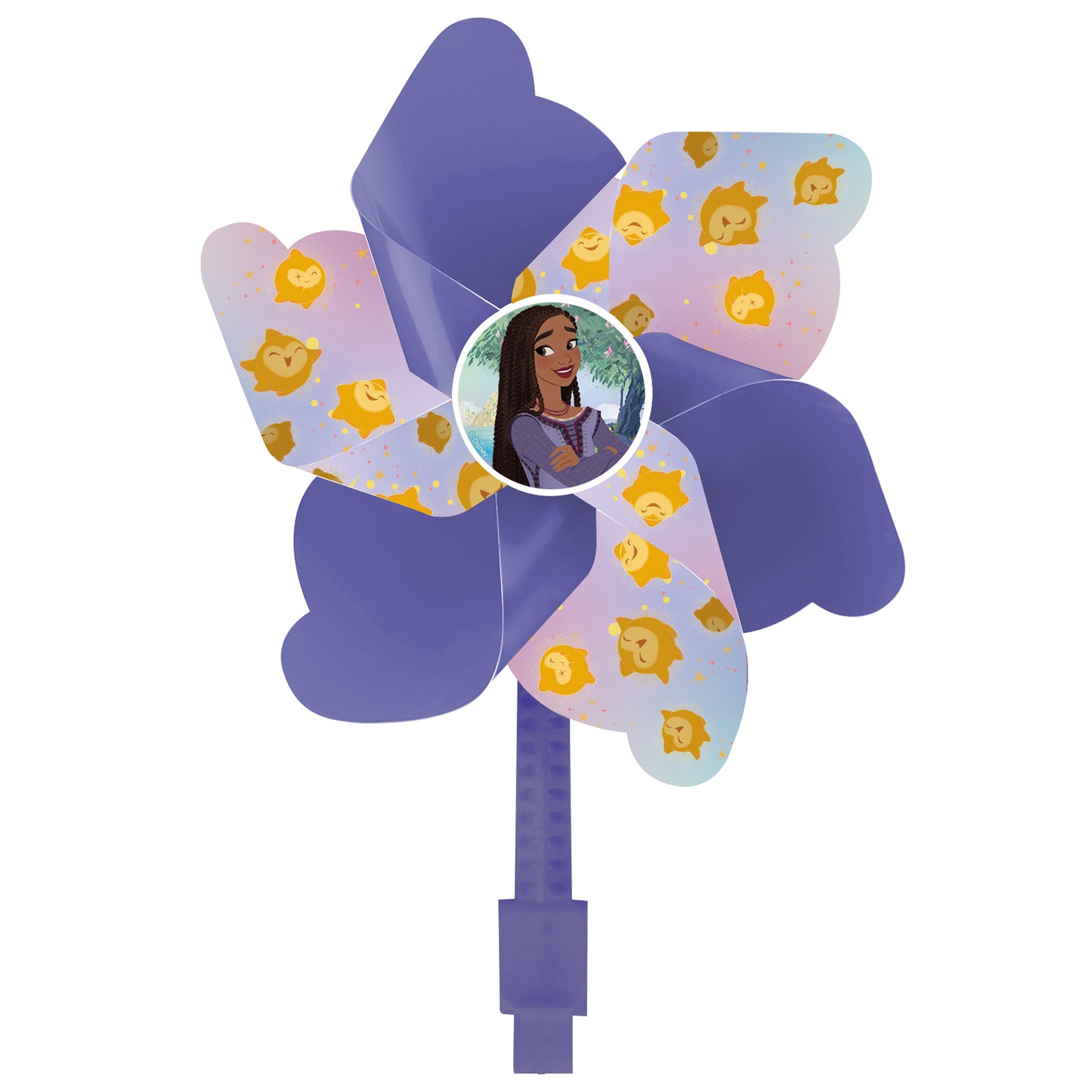Disney Deko-Windrad DISNEY WISH Asha Fahrrad-Windrad mit Halterung für Lenker