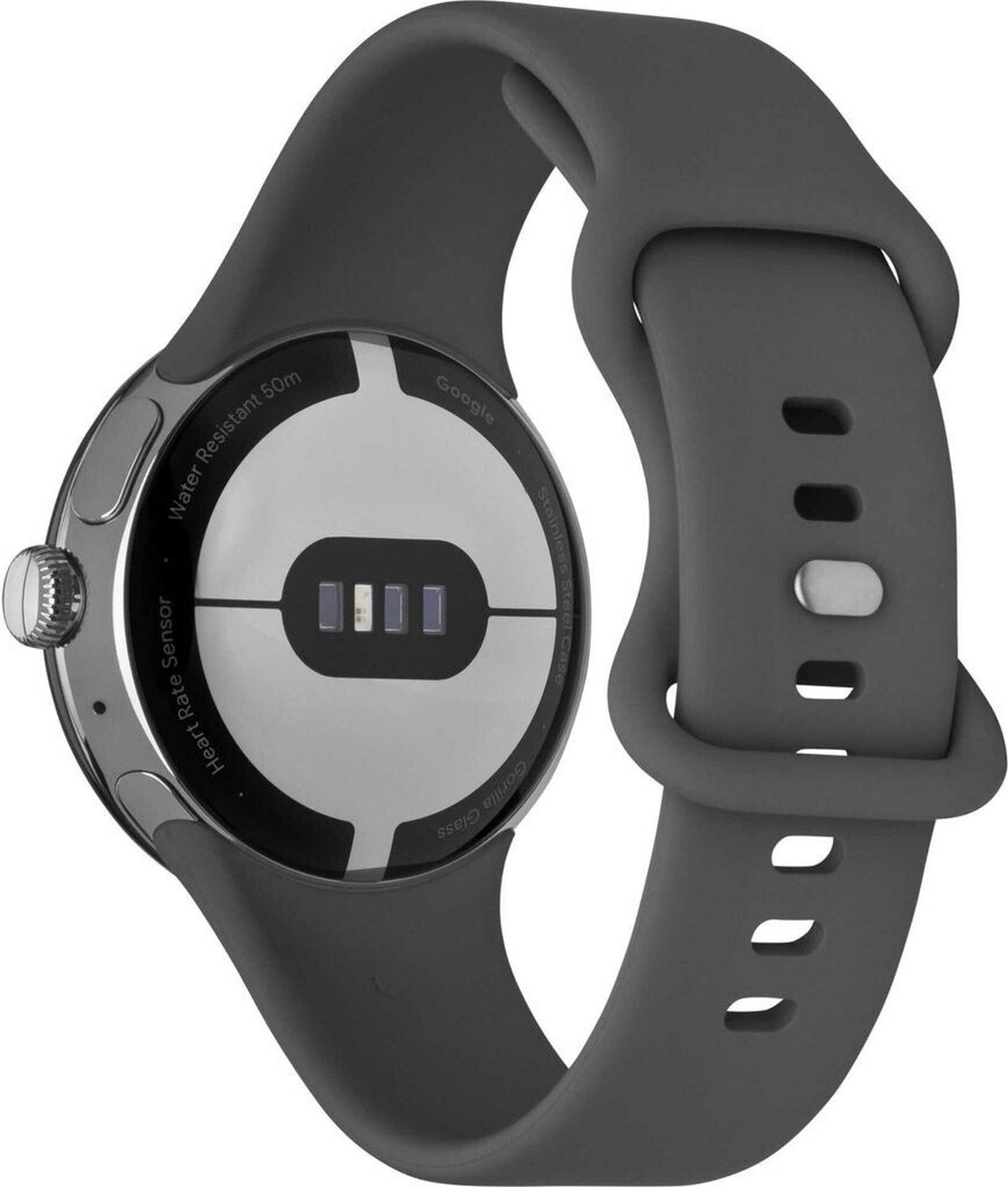 Google Pixel Watch Smartwatch (3,04 cm), Direkt vom Handgelenk aus Musik abspielen