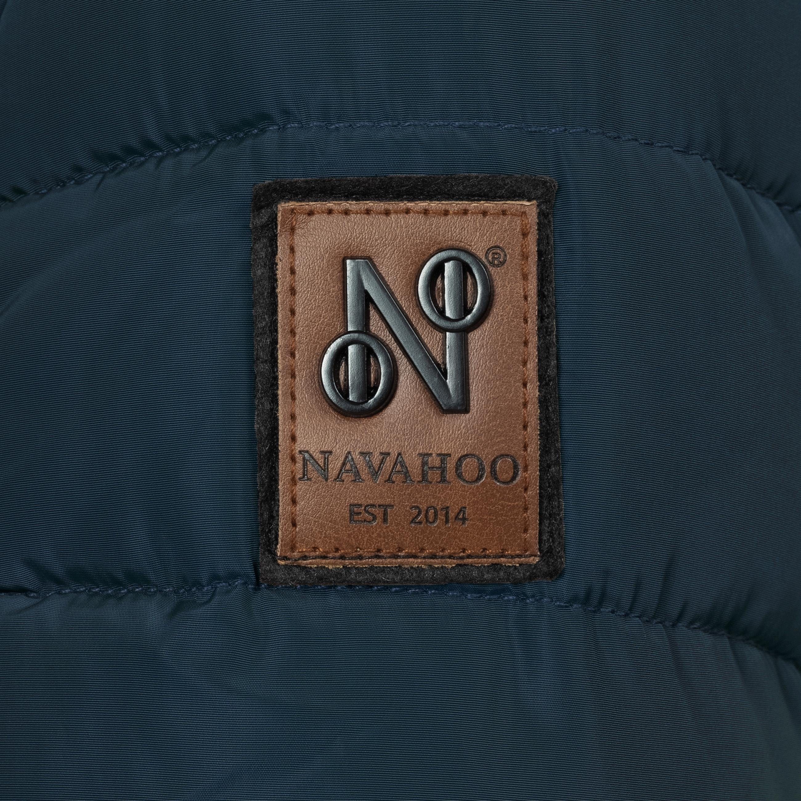 Navahoo Steppmantel Paula stylischer Winter Parka m. edlem Fellimitat