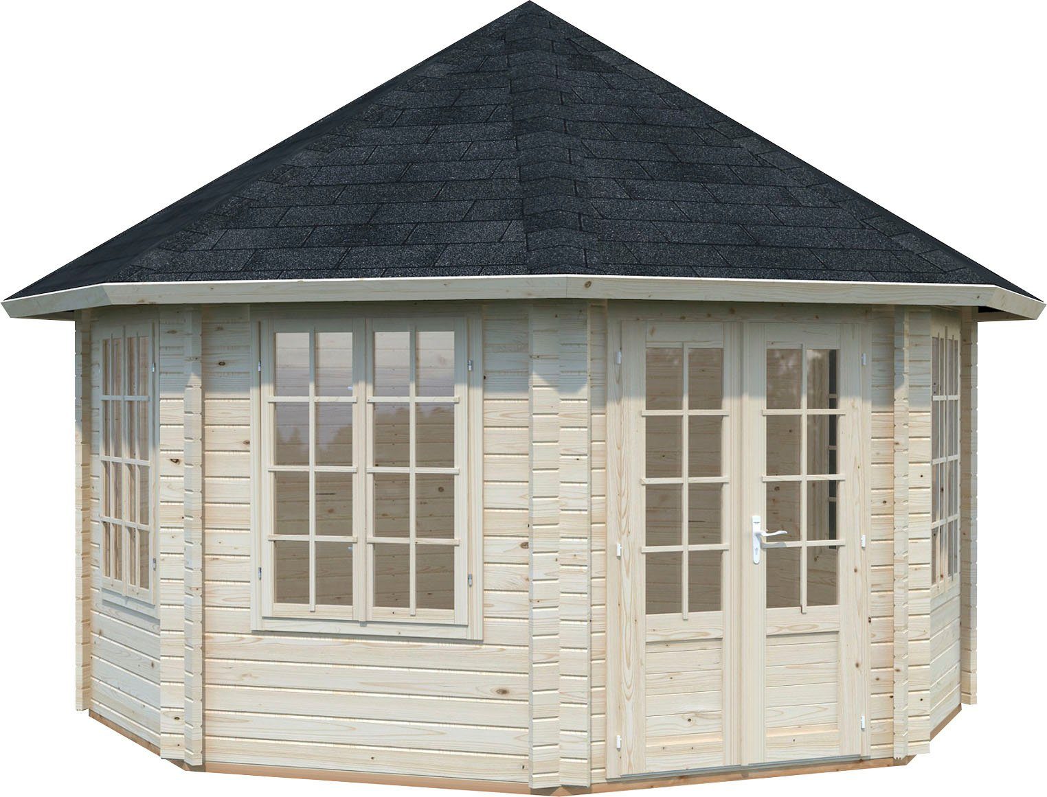 Palmako Gartenhaus Pavillon Hanna, BxT: 503x503 cm, naturbelassen