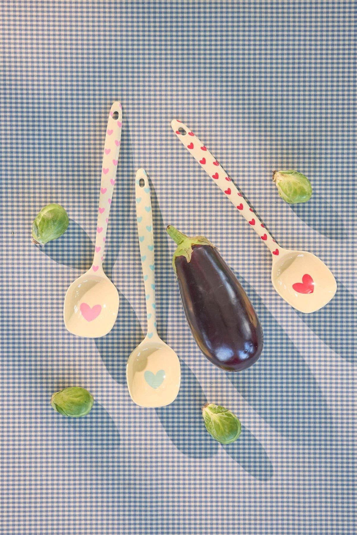 rice Kochlöffel Rice Melamin Kochlöffel 3er-SET - Herz Print