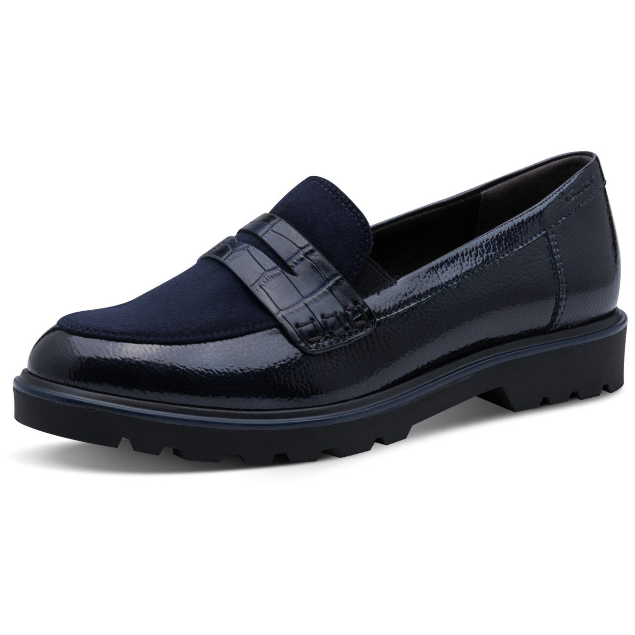 Tamaris Tamaris Damen Slipper - 1-24312-41-805 in blau Slipper