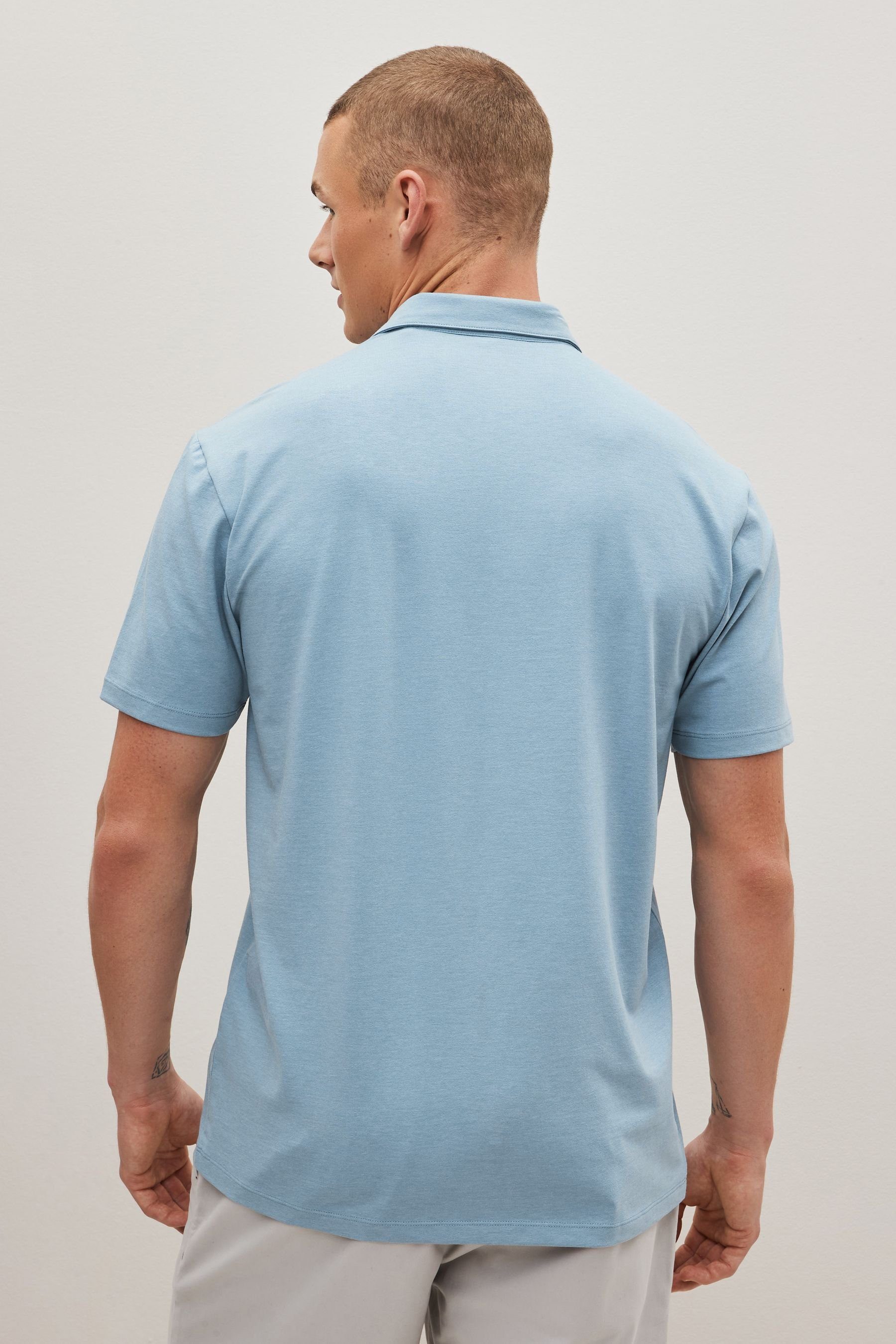 3er-Pack Mix (3-tlg) Jersey Poloshirt Next aus im Blue Poloshirts