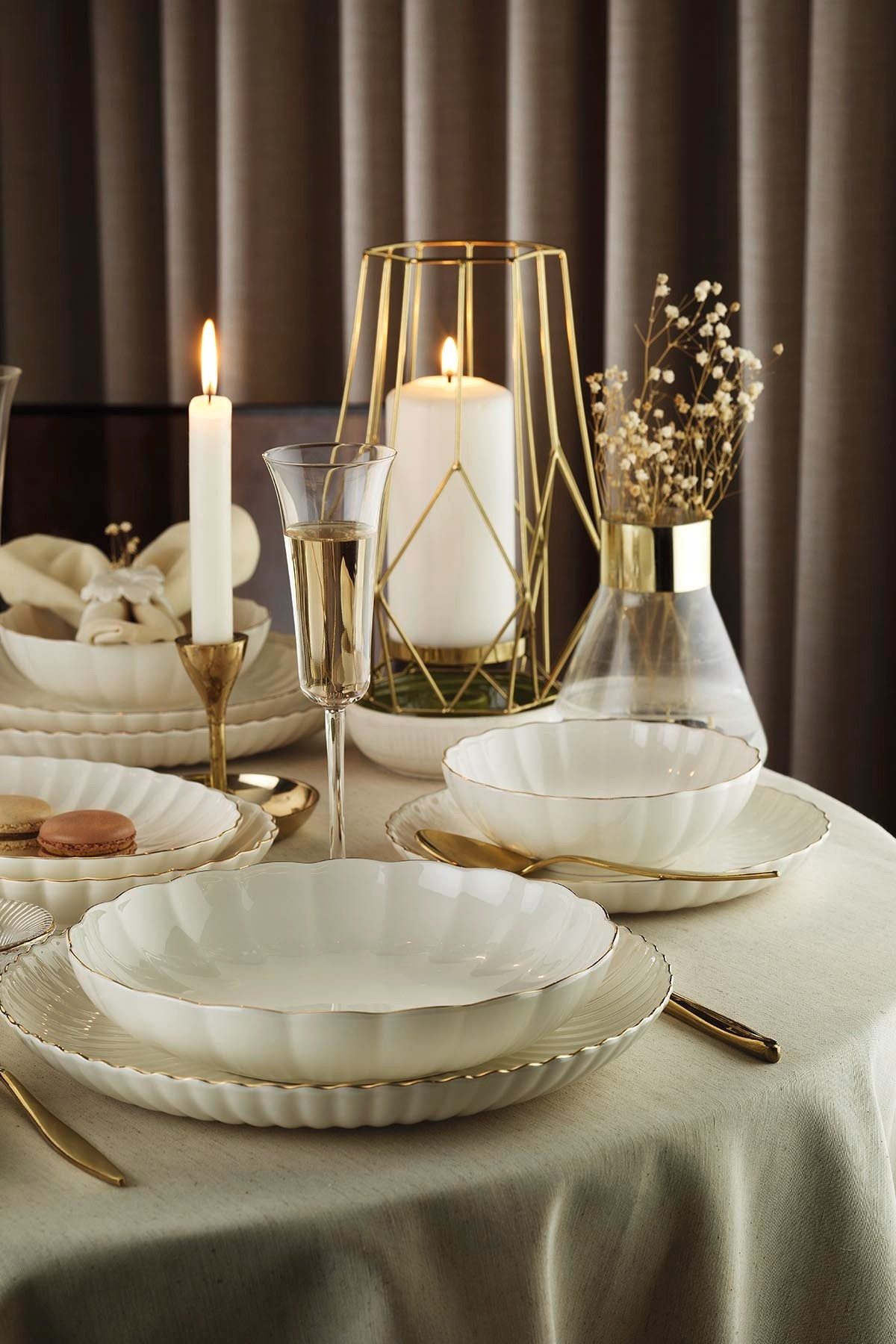 Hermia Concept Teller-Set 100% PORCELAIN P9867 (27-tlg)