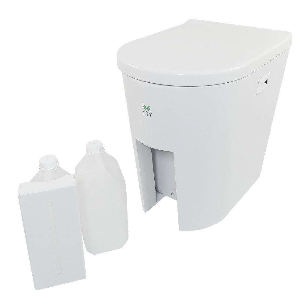 ATY Campingtoilette ATY Move Trenntoilette aus Metall mit Beutel