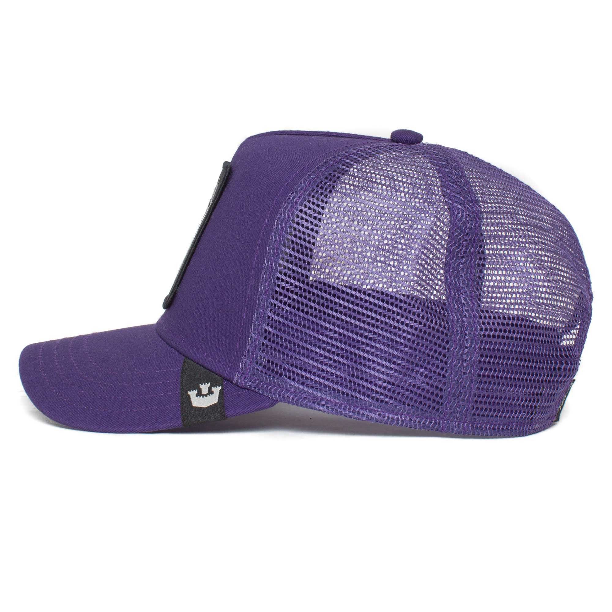 GOORIN Bros. Baseball Cap Unisex purple Frontpatch, Size One The - Cap Kappe, Lone Trucker Wolf