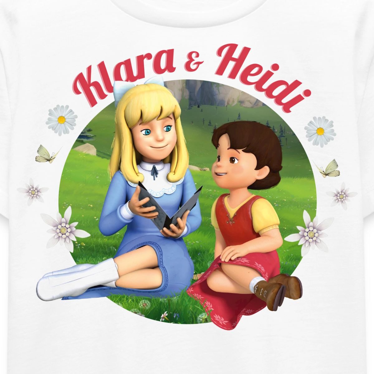 Spreadshirt T-Shirt Heidi Klara & Heidi Freundschaft Kinder Premium T-Shirt (1-tlg)