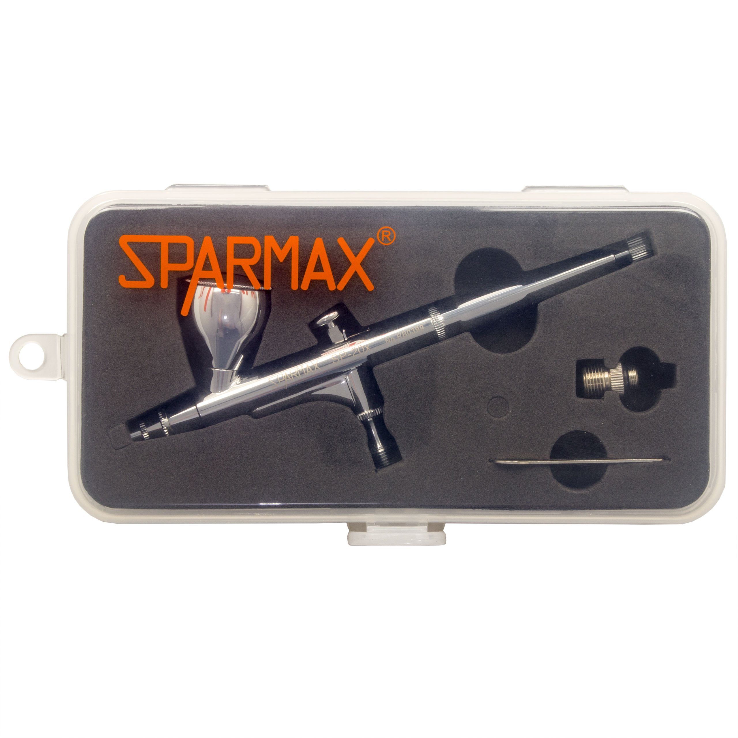 Sparmax Airbrushpistole Sparmax SP 20 x fine Line Airbrushpistole 0,2 Düsensatz