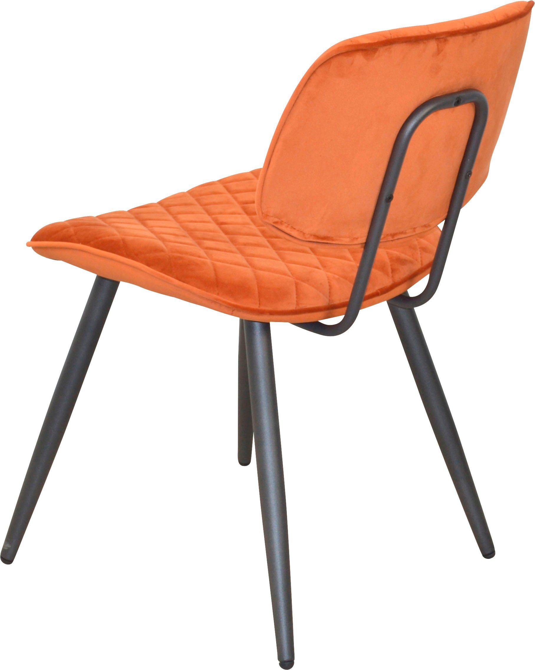 INOSIGN Polsterstuhl (Set, 1 St), Gestell aus Stahlrohr, Sitz und Rücken schaumstoffgepolstert