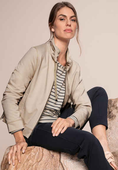 bianca Blouson TRIXIE mit coolem Wording im angesagten Glitzer-Look