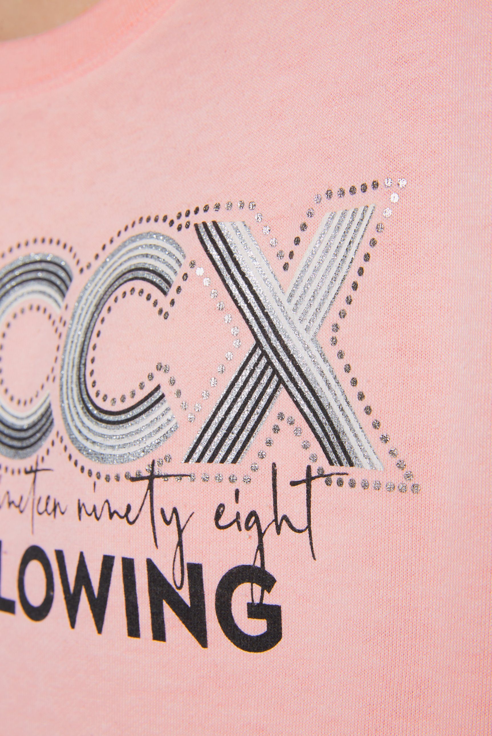 SOCCX Sweater Ausbrenner-Effekten mit