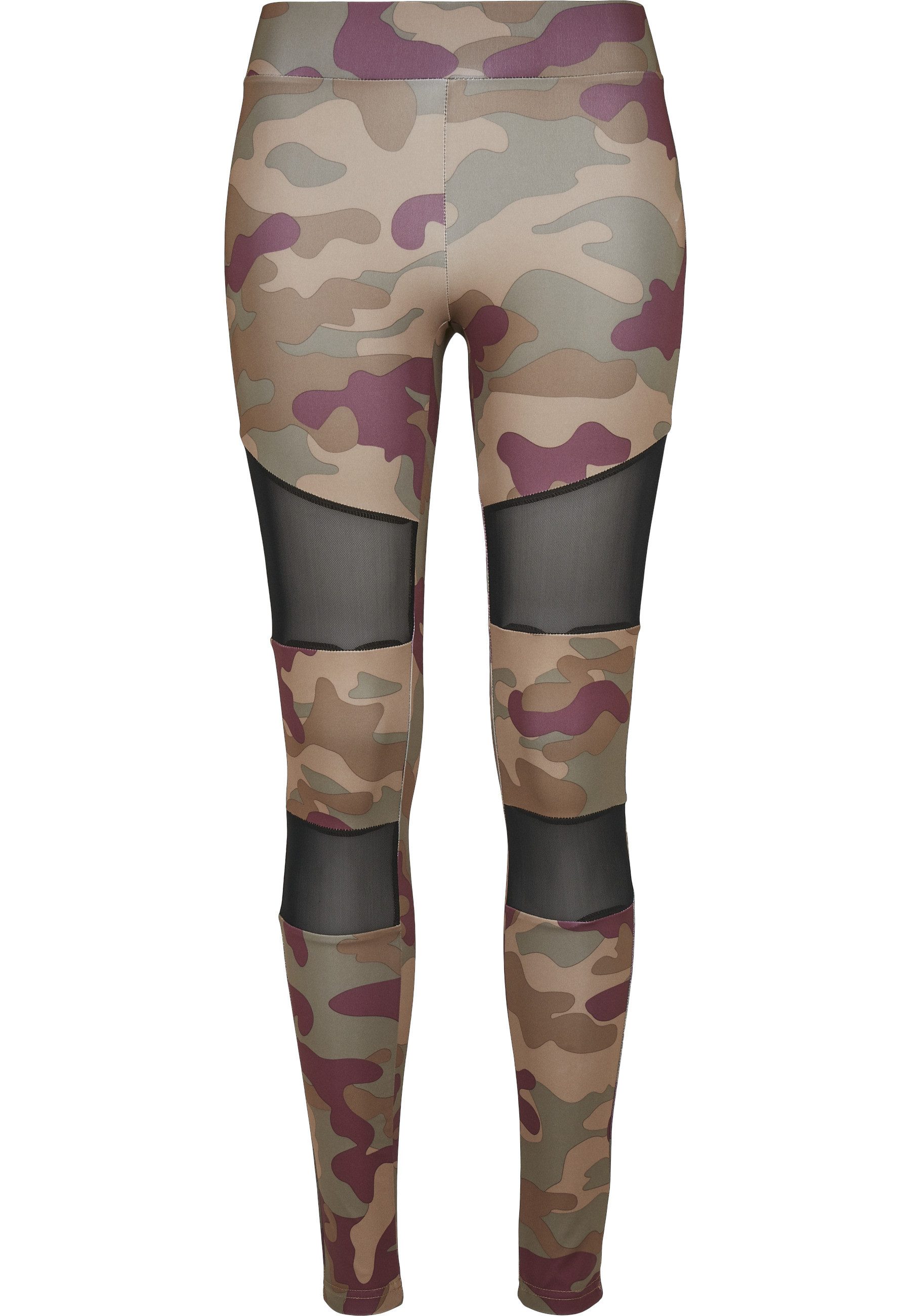 URBAN CLASSICS Leggings Urban Classics Damen Ladies Camo Tech Mesh Leggings (1-tlg)