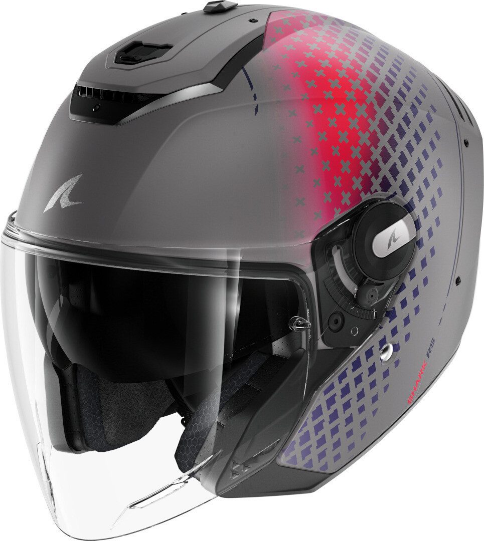 Shark Motorradhelm RS Jet Stride Jethelm, Vorbereitet Für Kommunikationssystem,integriertes Sonnenvisier