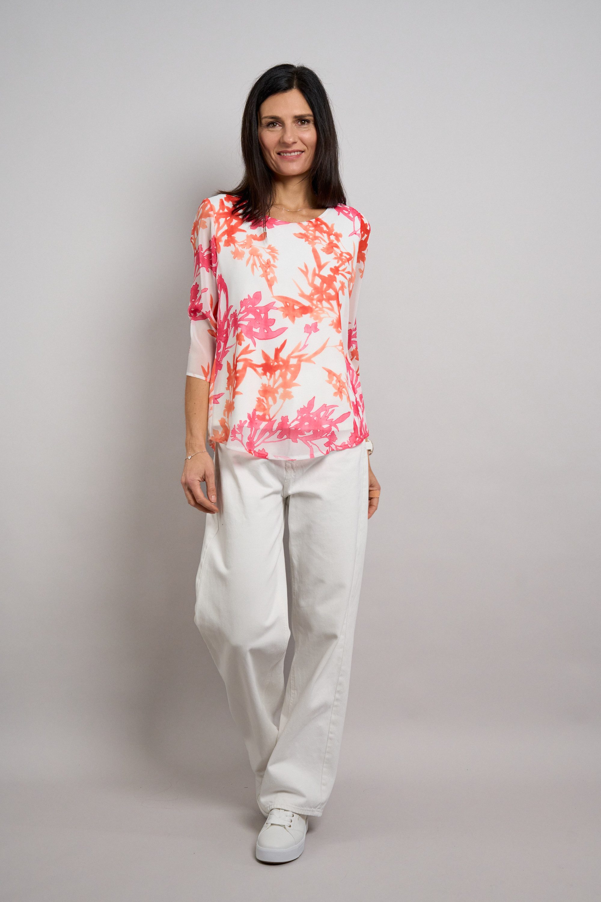 Seidel Moden Druckbluse mit floralem Muster - MADE IN GERMANY – Bild 4 von 5