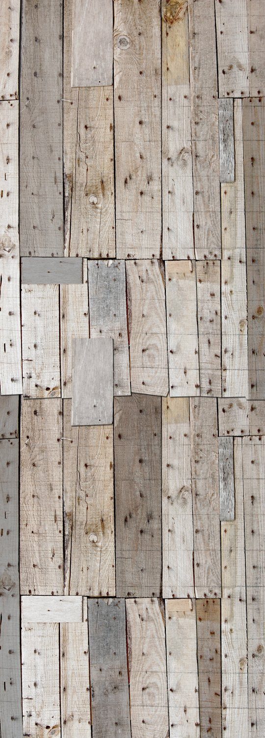 queence Vinyltapete Brosta, glatt, Holz, Motiv, Retro, bedruckt, gemustert, 90x250cm, selbstklebend, kinderleichte Anbringung, Sticker