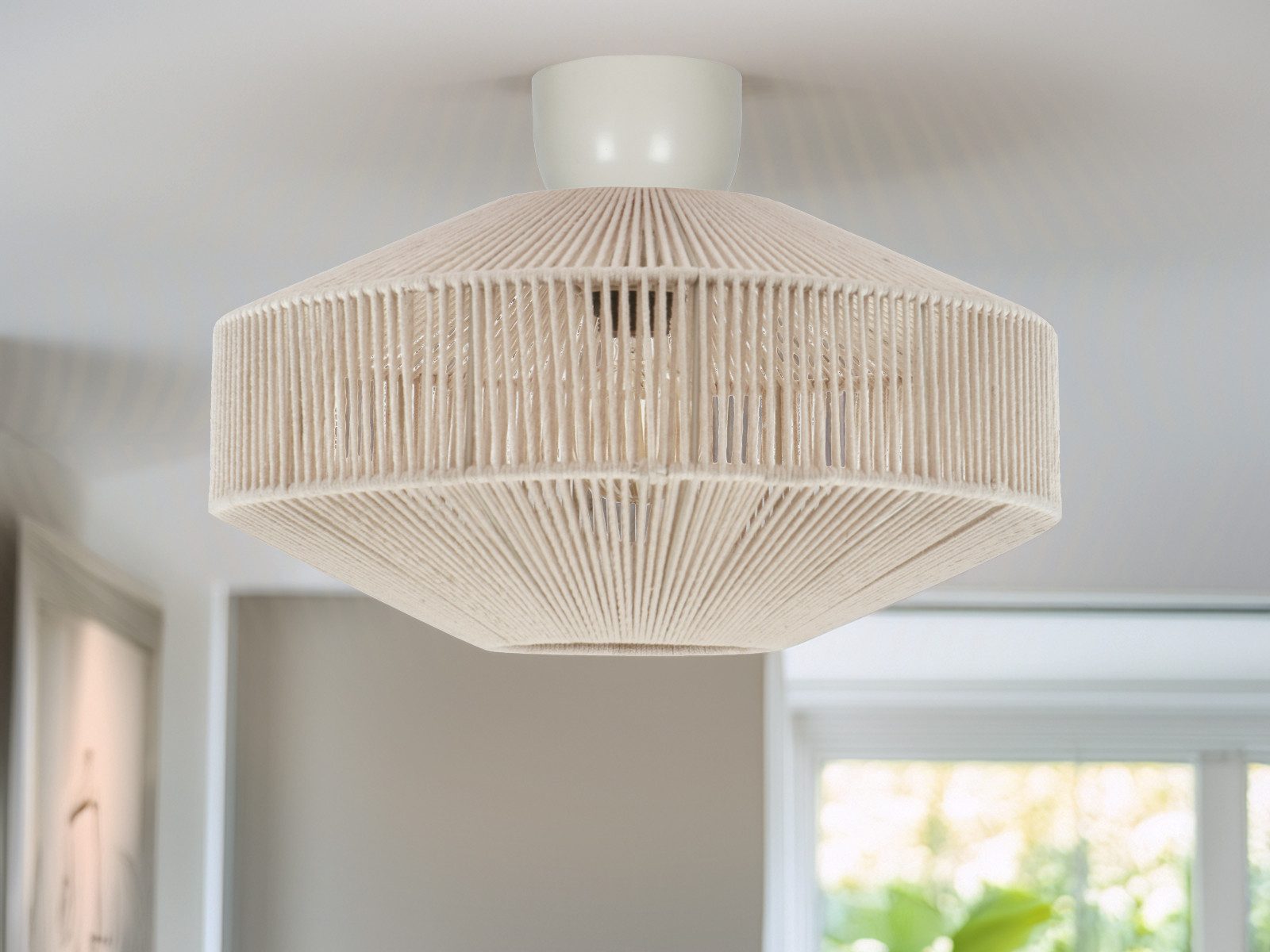 TRIO Leuchten LED Deckenleuchte, Dimmfunktion, LED wechselbar, Warmweiß, De günstig online kaufen