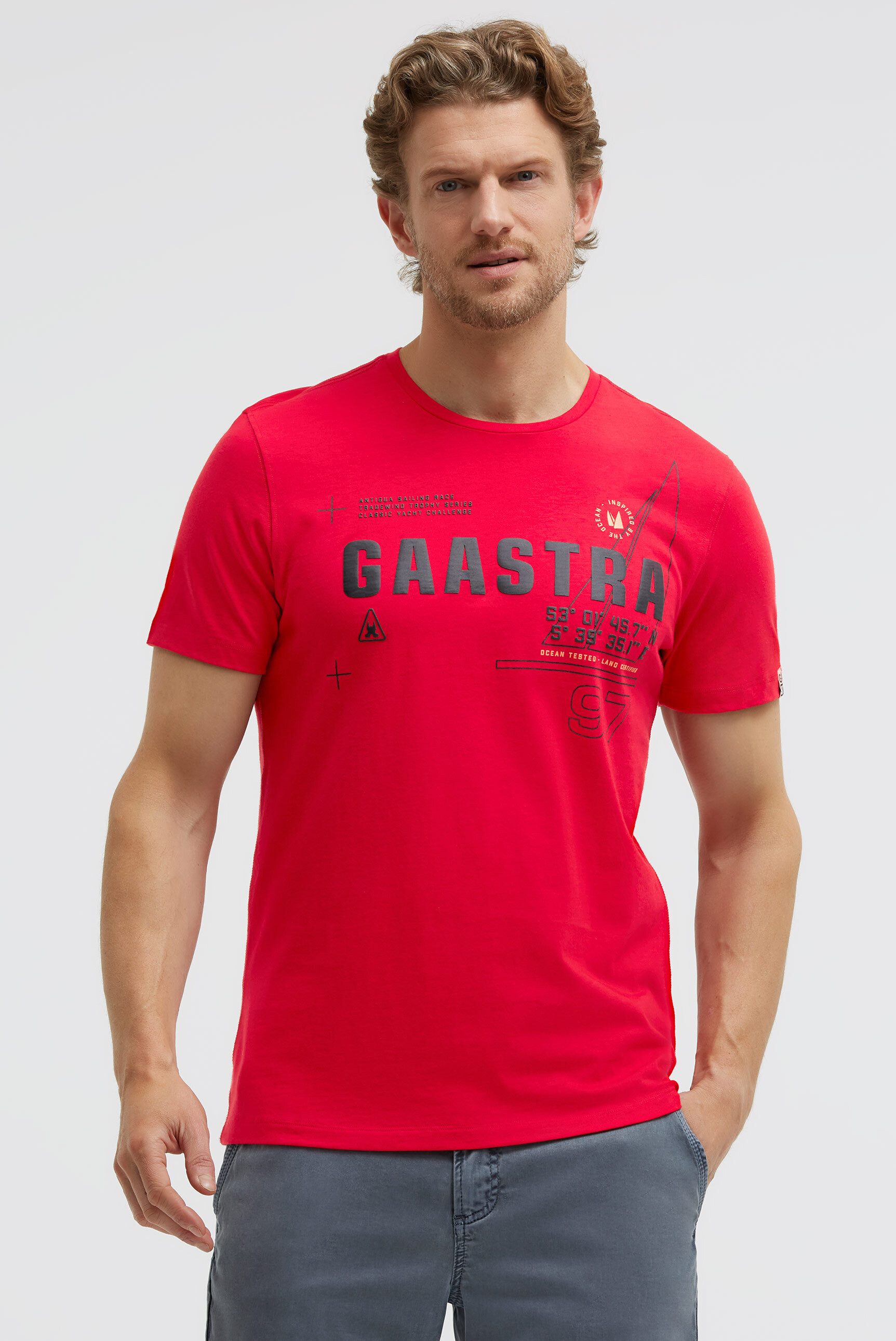 Gaastra Rundhalsshirt aus Baumwolle