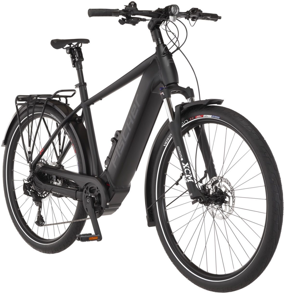 Thumbnail - FISCHER Fahrrad E-Bike Trekkingrad VIATOR N100 55 711, 12 Gang SRAM Schaltwerk SX EAGLE Schaltwerk, Mittelmotor, 711 Wh