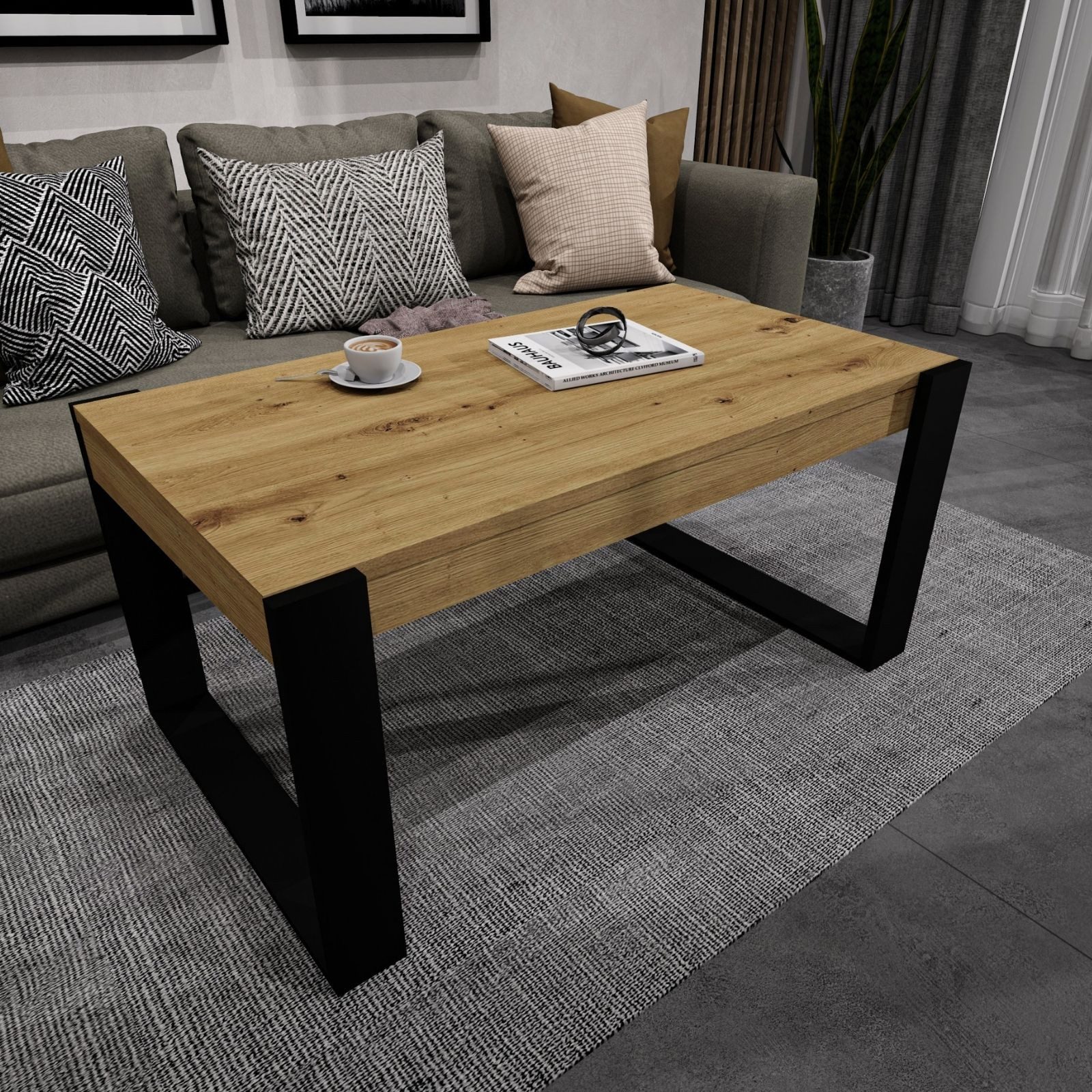 Raumhirsch Furniture Couchtisch Karo II modern & stabil fürs Wohnzimmer aus günstig online kaufen