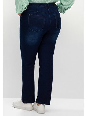 Sheego Stretch-Jeans Große Größen mit Biesen