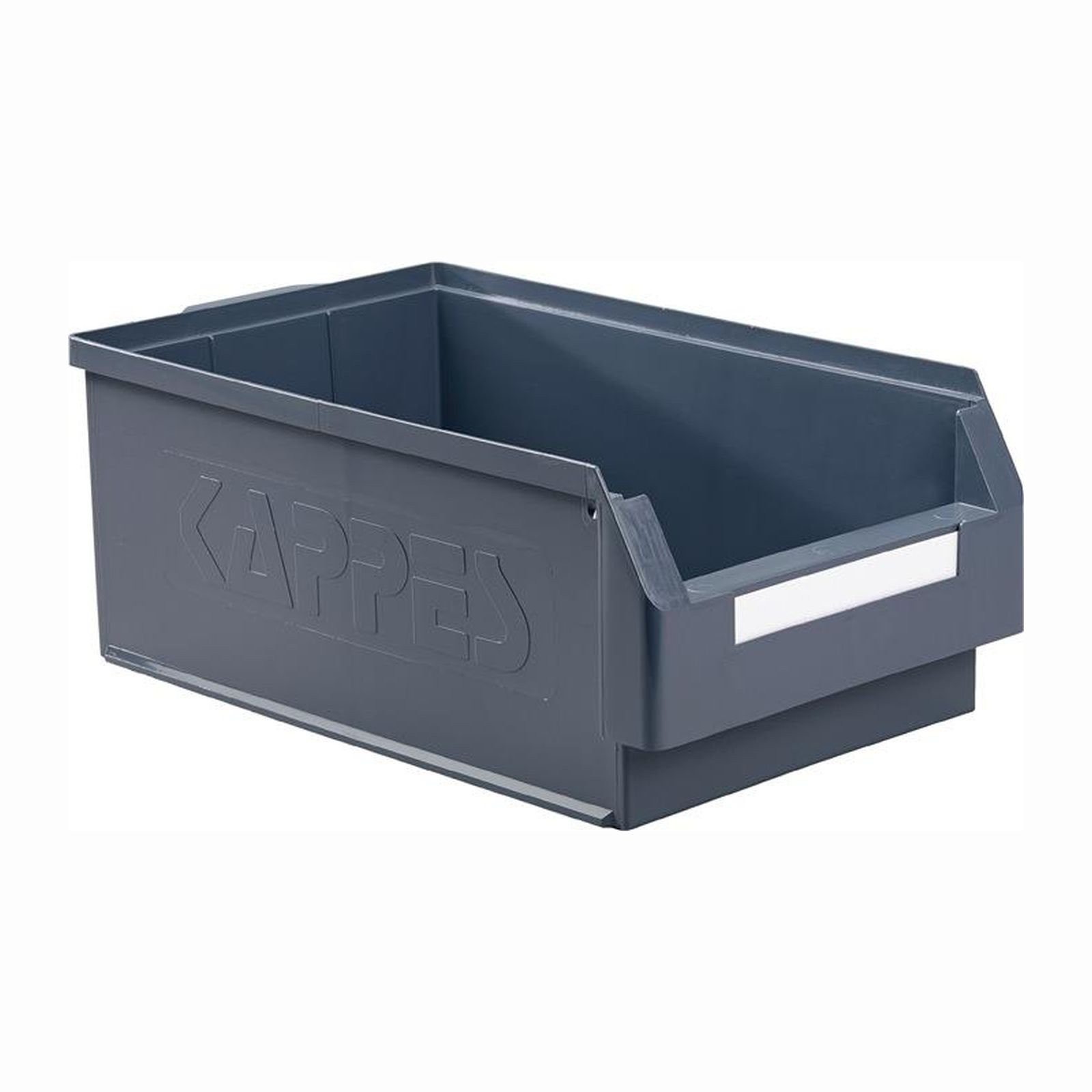 KAPPES Aufbewahrungsbox KAPPES Sichtlagerkasten L 500 x B 300 x H 200 mm grau - 6002.00.0...