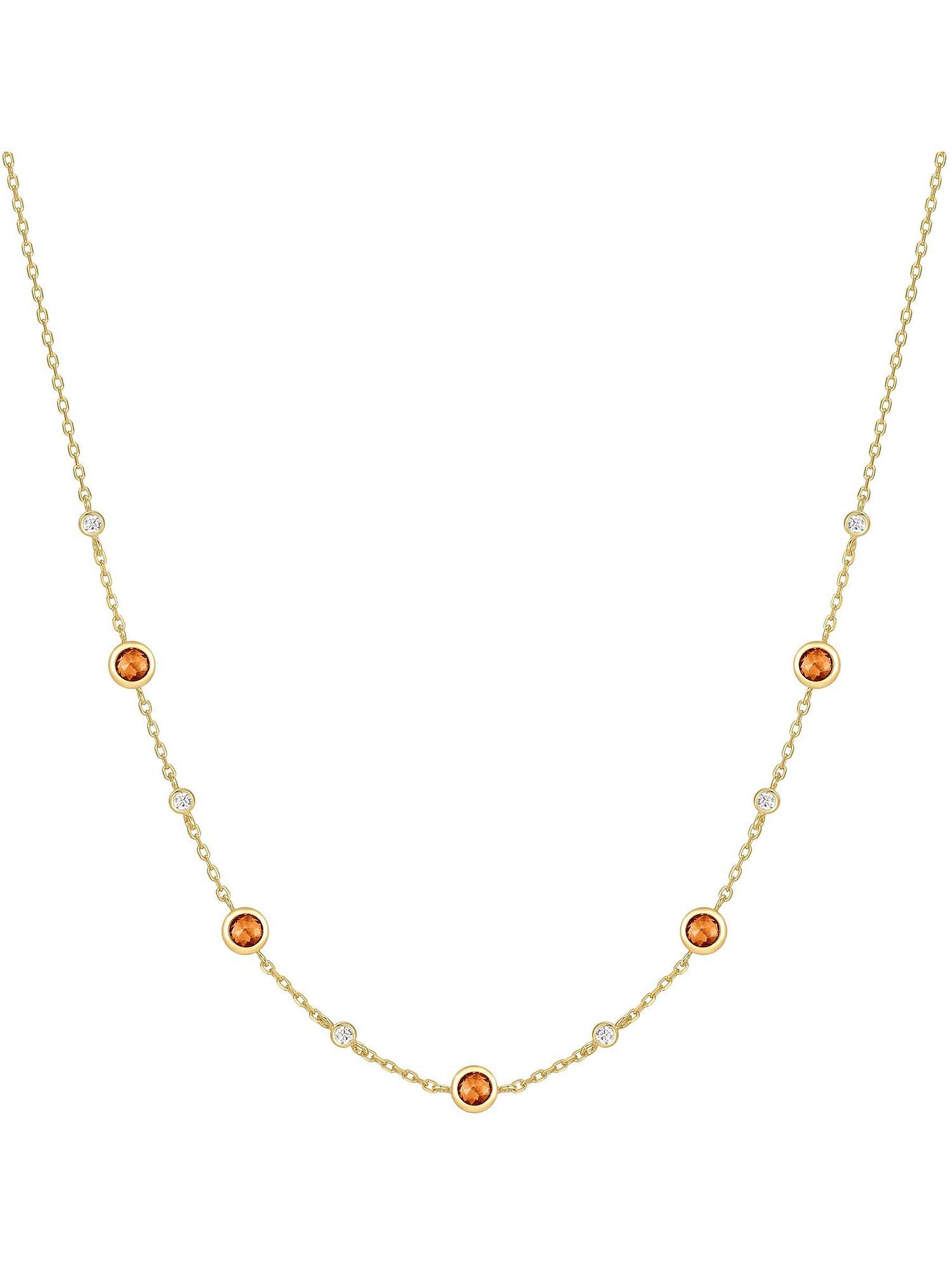 Ania Haie Collier Ania Haie Damen-Kette 925er Silber 5 Zirkonia