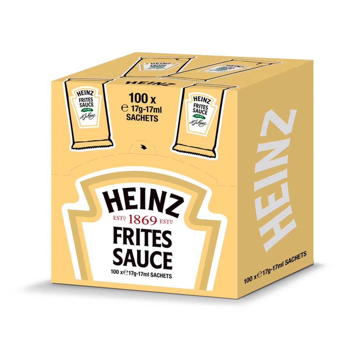 Heinz Saucen, Heinz Pommes Frites Sauce Sachets leicht cremig 100 x 17ml 1700ml