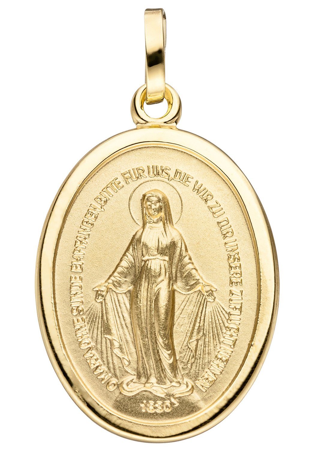JOBO Kettenanhänger Anhänger Milagrosa oval, 333 Gold günstig online kaufen