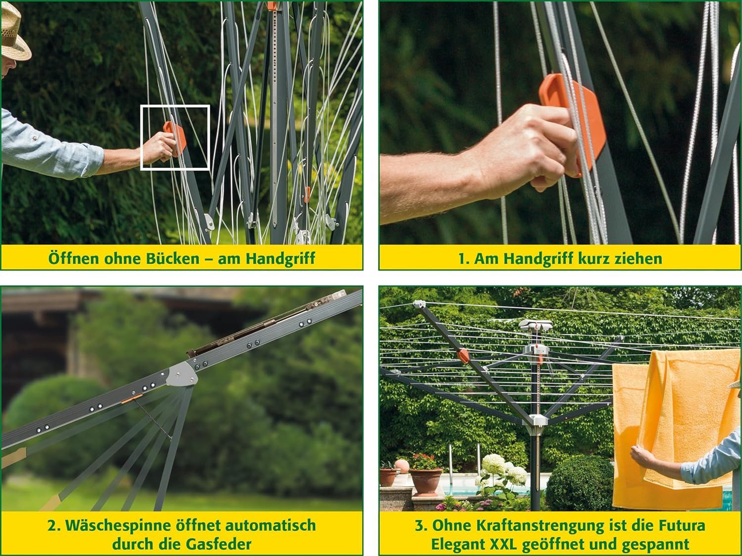 Juwel Wäschespinne Juwel Wäschespinne Futura Elegant XXL LIFT, Hähenverstellung, 5-6
