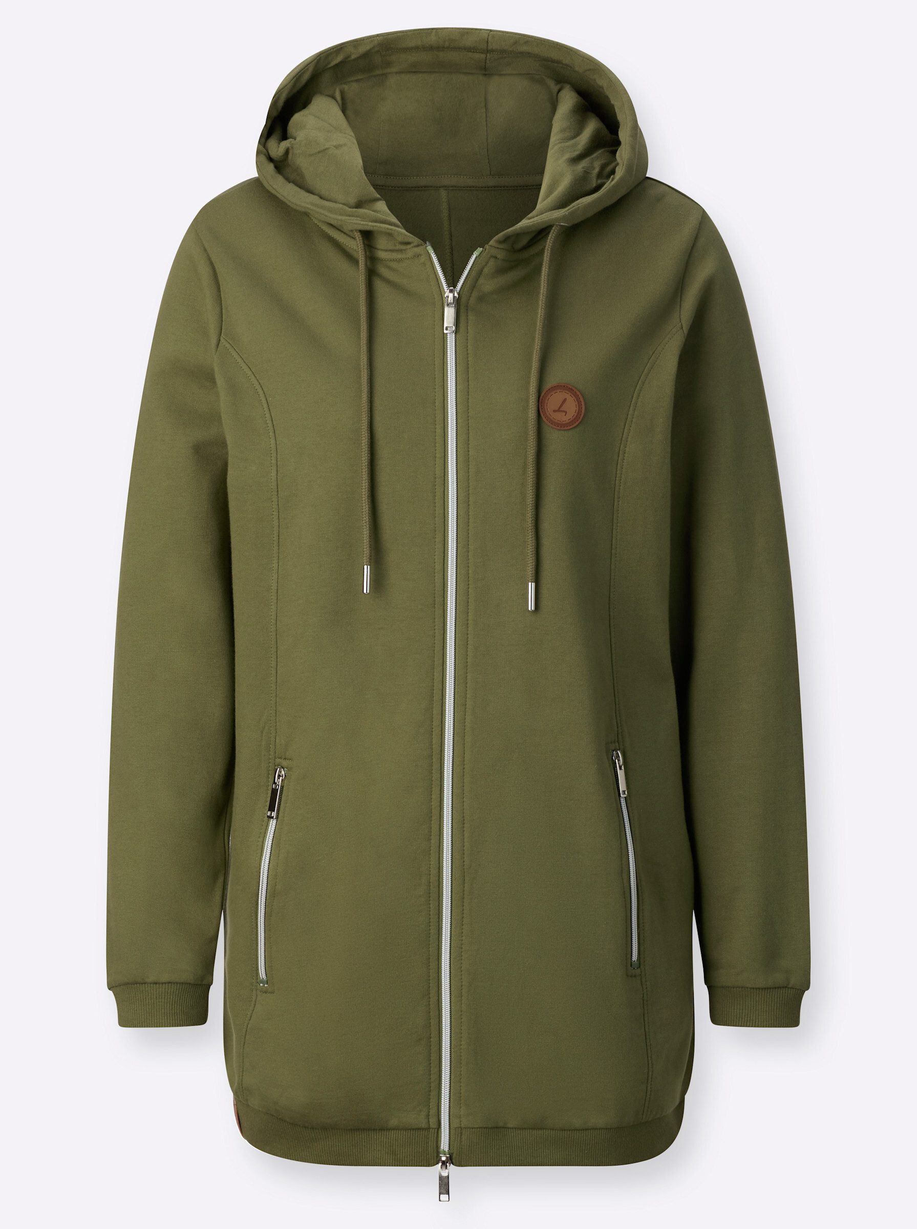 Shirtjacke Sweatjacke Langarm Jersey