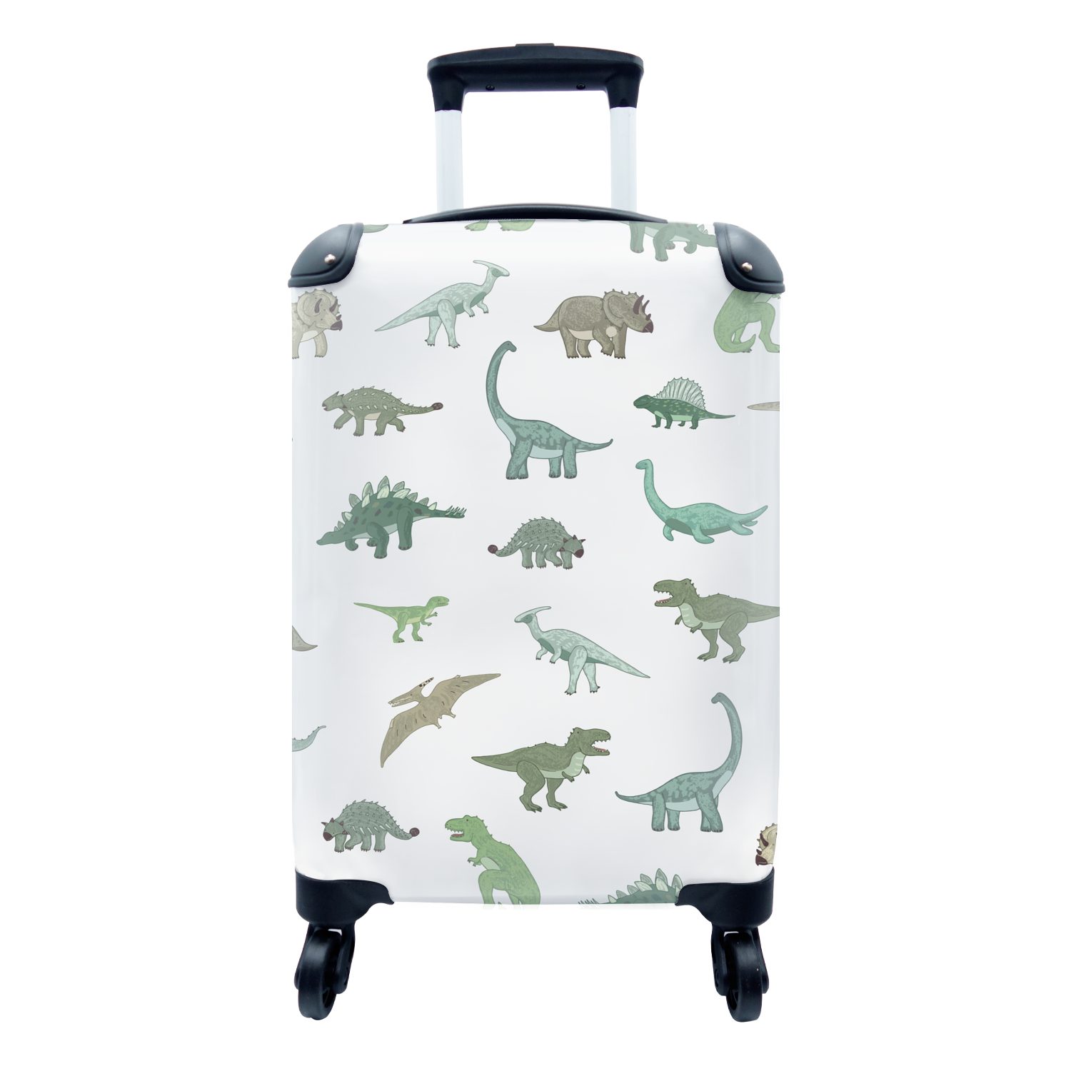Handgepäckkoffer Dinosaurier - Grün - Jungen - Braun - Kind - Muster