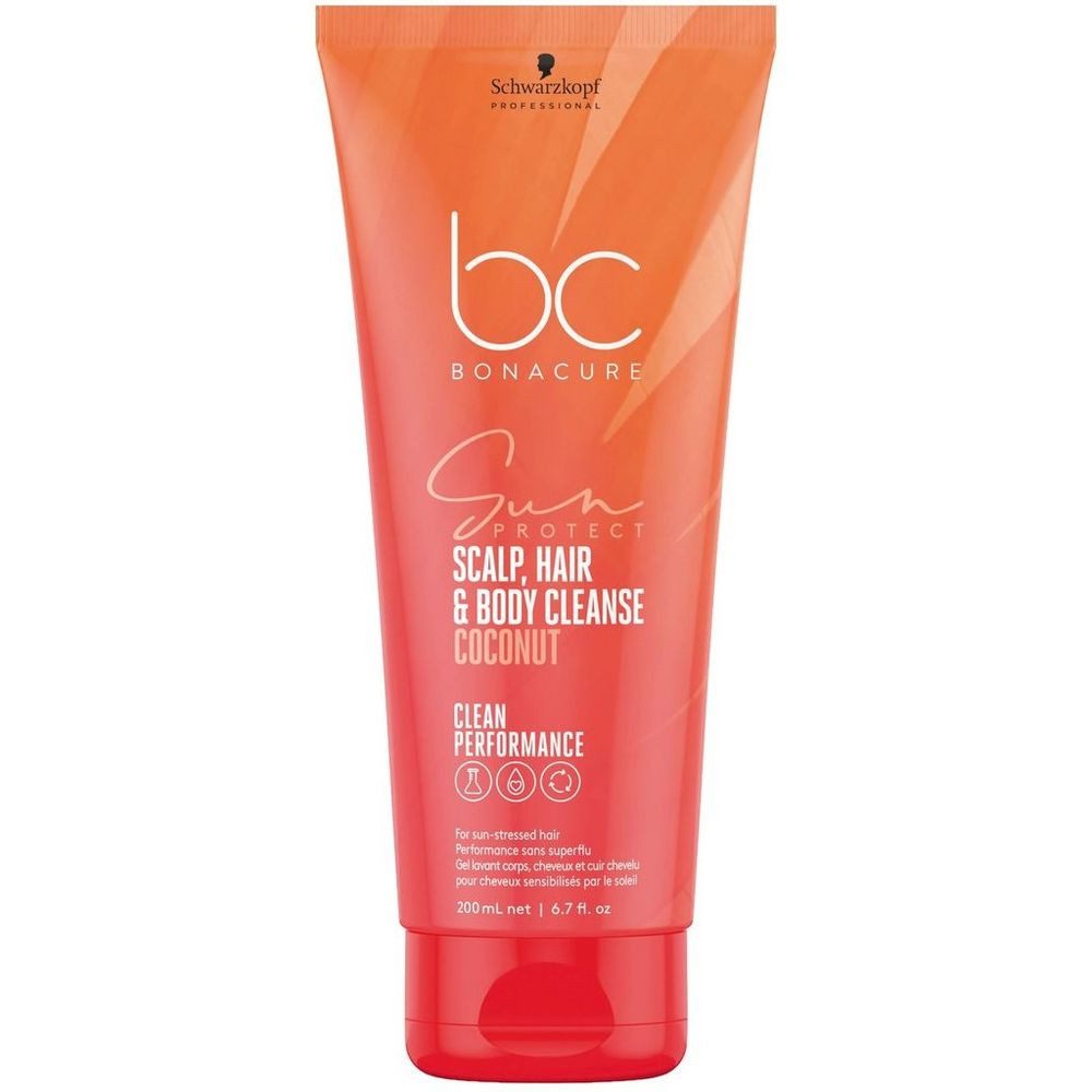Schwarzkopf Professional Haarshampoo BC Sun Protect 3-in-1 Scalp, Hair & Body Cleanse 200 ml