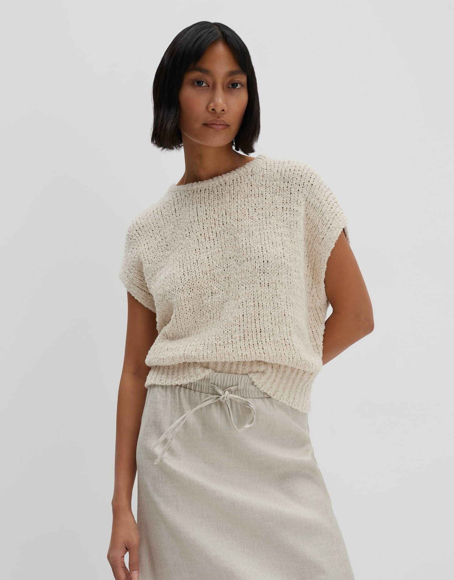 Strickpullover TALILA aus weichem Bändchengarn