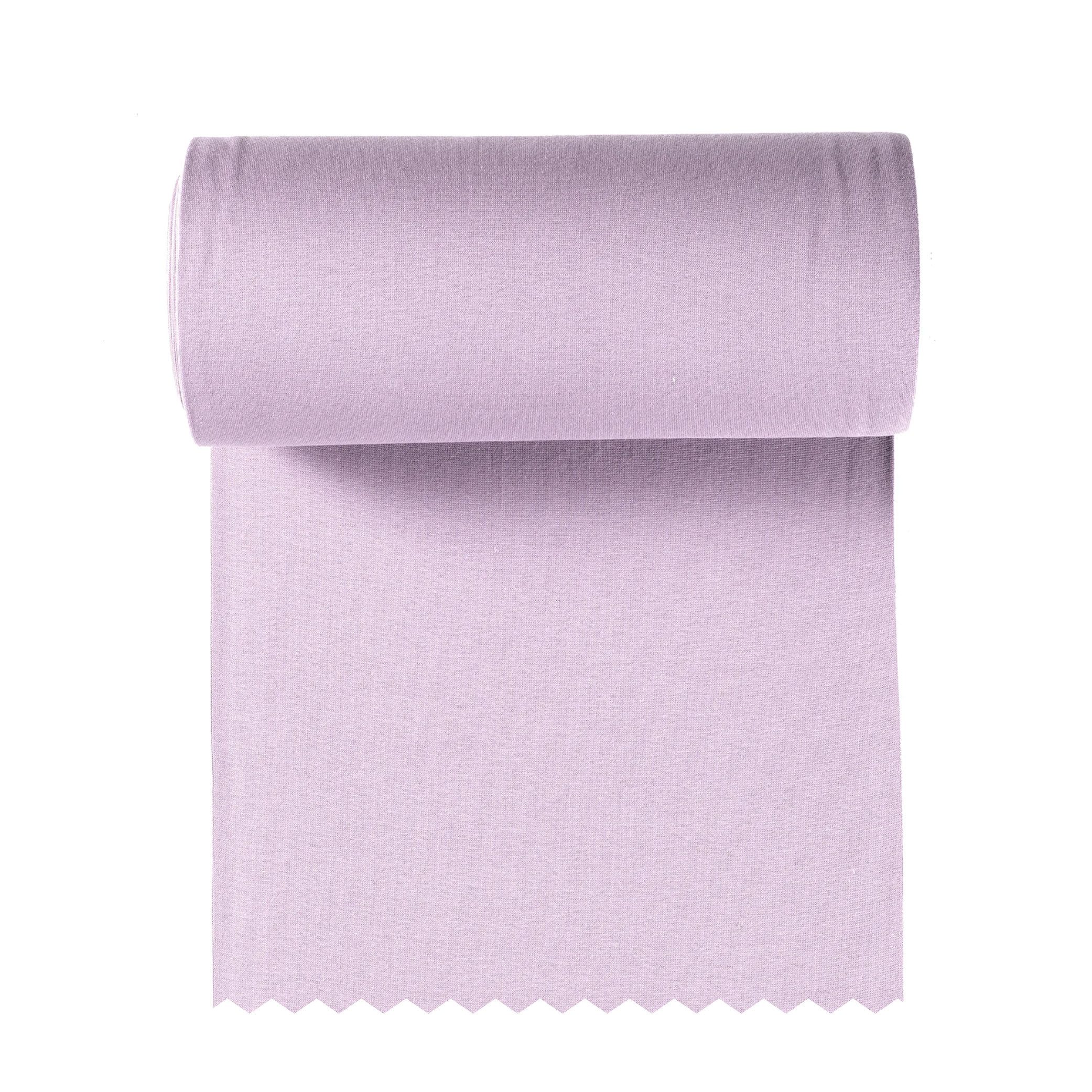 Leinen Lodge OhG Stoff Bündchen Schlauch Meterware, Schlauchware, Bündchenstoff uni *Ab 25cm, im Schlauch gestrickt