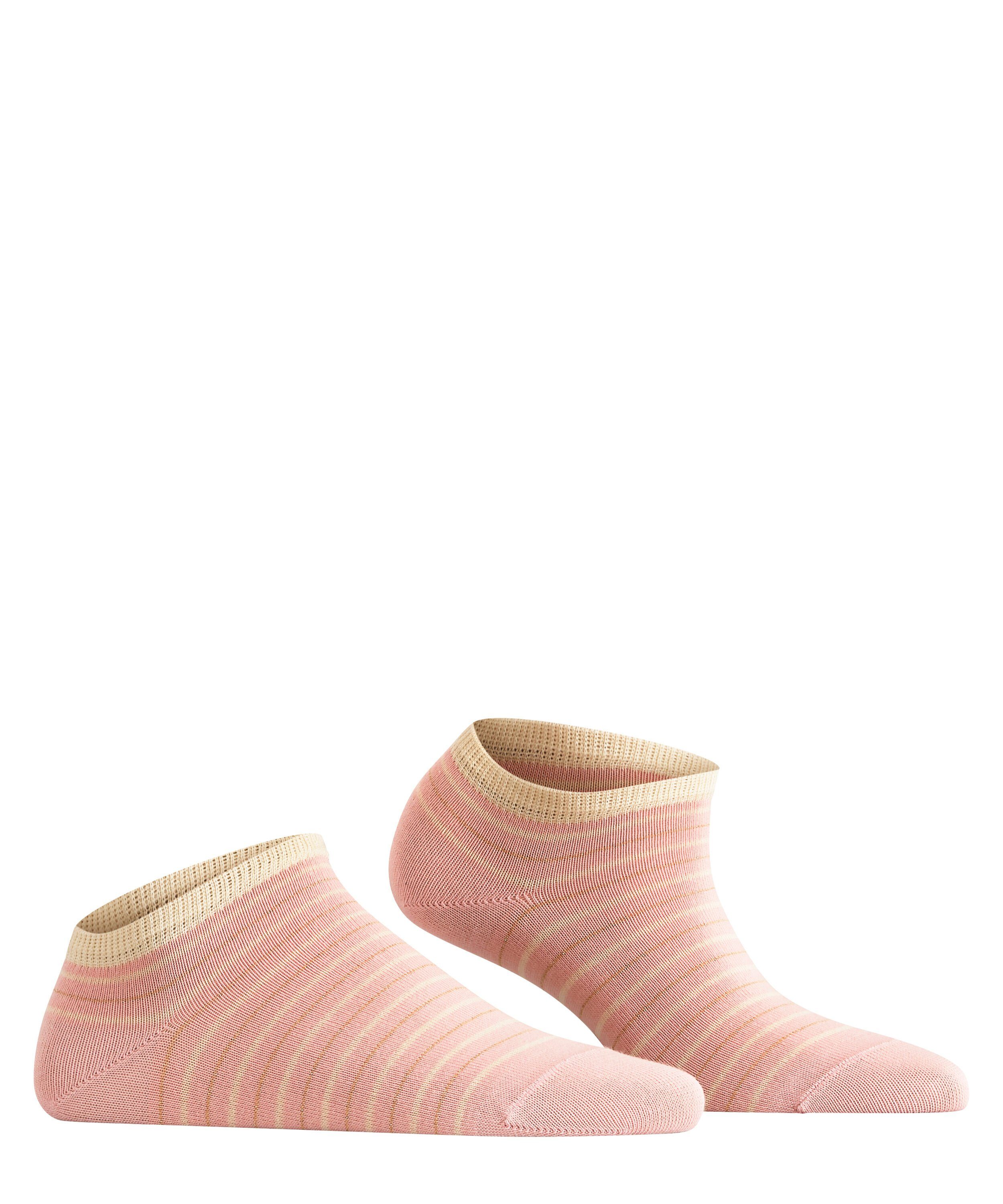 FALKE Sneakersocken Stripe Lurexgarn mit (1-Paar) Shimmer (8645) BLOSSOM