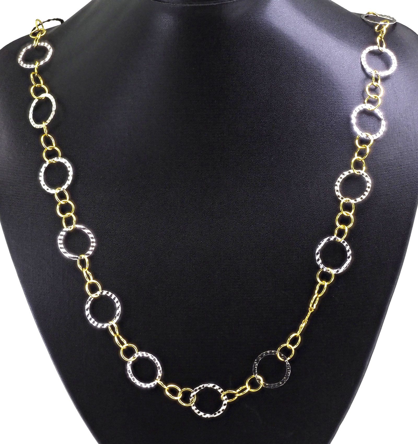 Der Kettenmacher Silberkette Fantasie 925 Silber MART-80BCG Damen Halskette, diamantiert