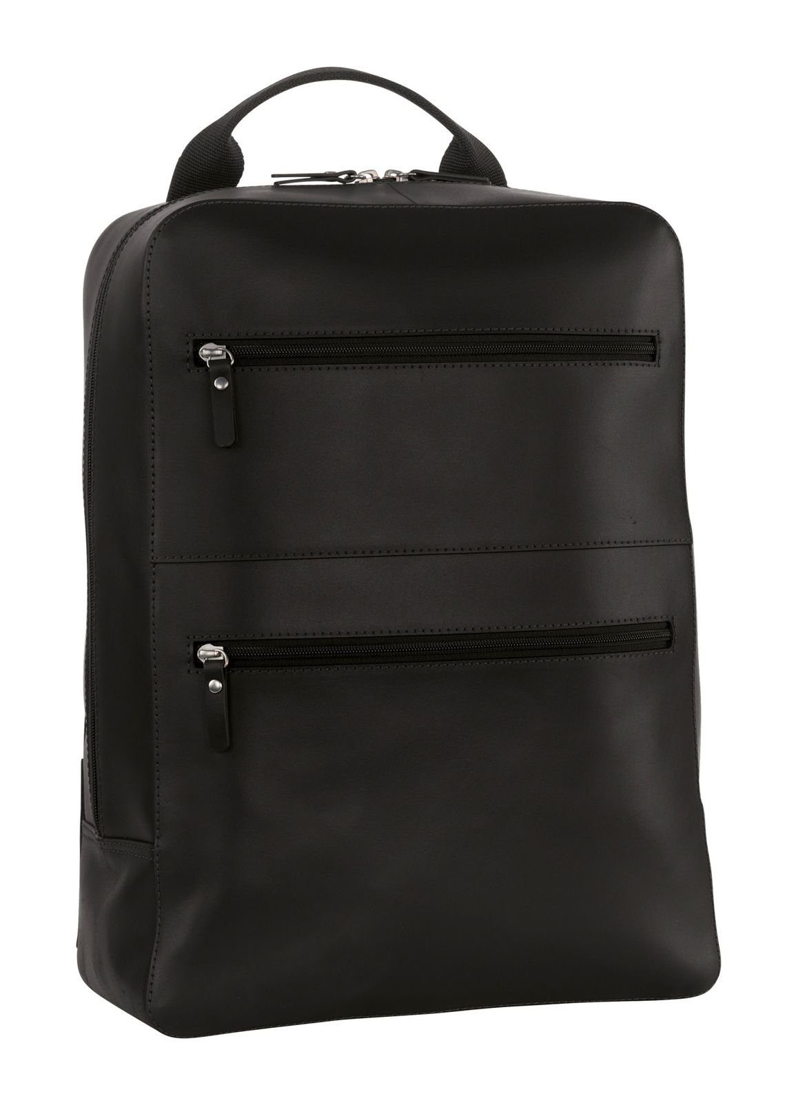 Leonhard Heyden Rucksack Business Backpack (Set, 2-tlg), aus echtem Rindsleder