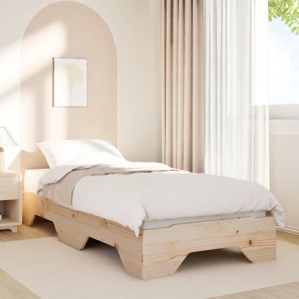 vidaXL Bett Massivholzbett ohne Matratze Stapelbar günstig online kaufen