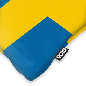 Kissenbezug, VOID, Sofa-Kissen Schweden Sweden Flagge Fahne Fan EM WM Fussball