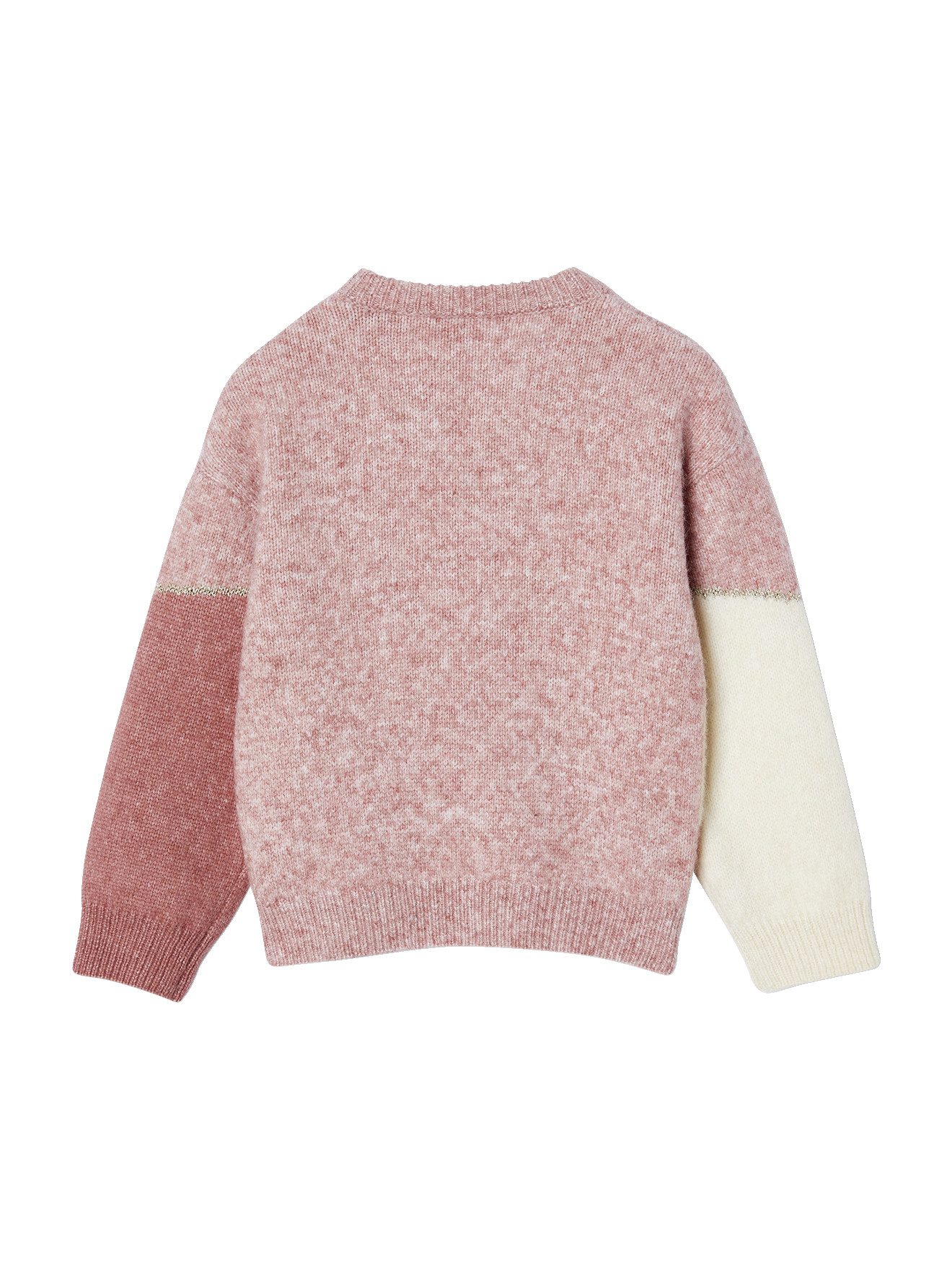 vertbaudet Pullunder Mädchen Pullover im Colorblock-Style