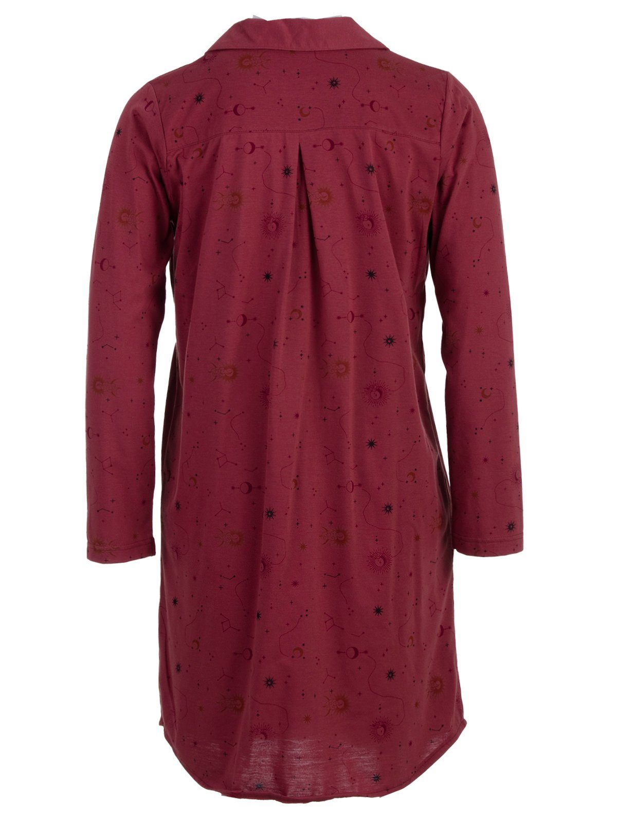 zeitlos Nachthemd Nachthemd Langarm - Sonne Mond Sterne