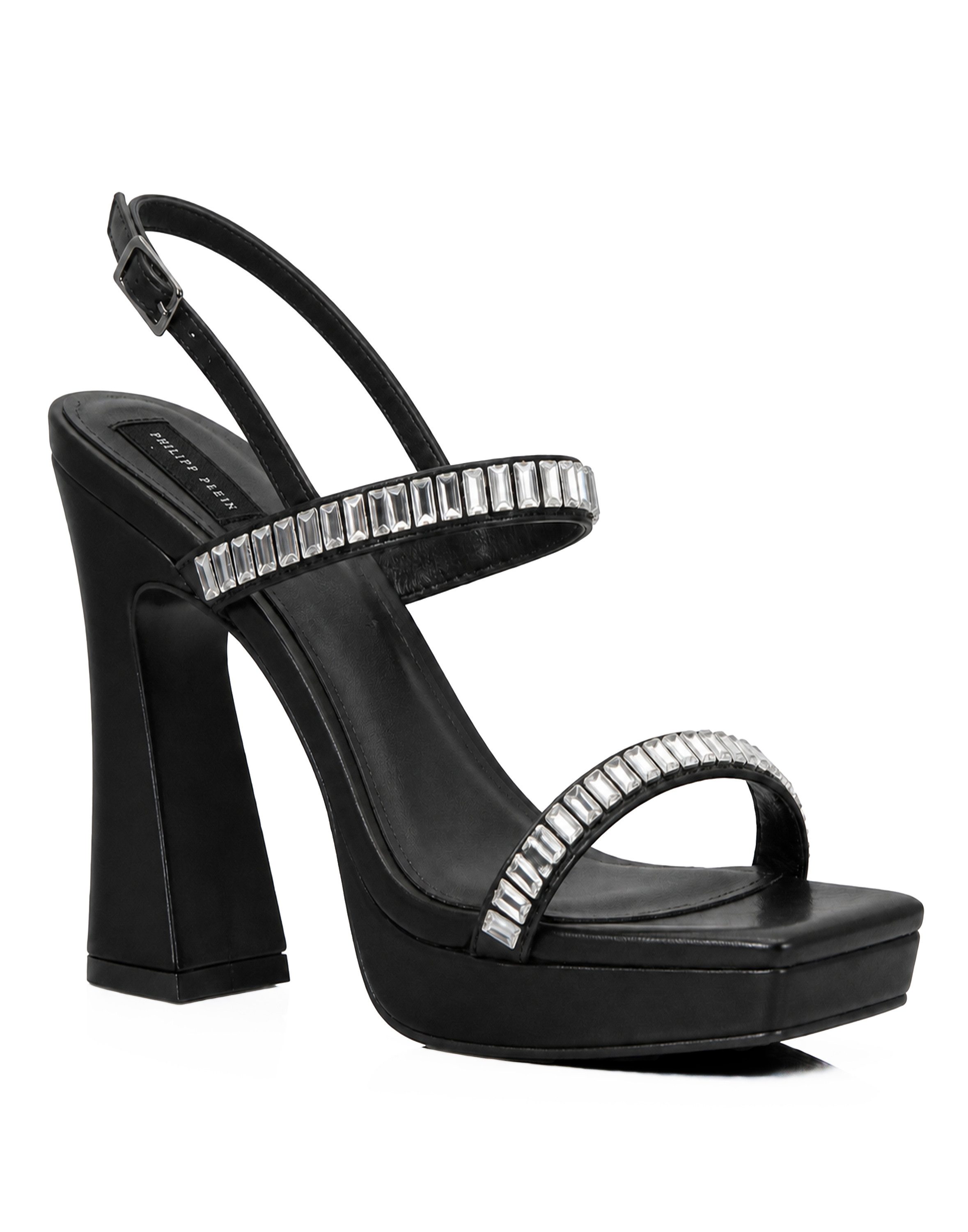 PHILIPP PLEIN Mit Schmucksteinen High-Heel-Sandalette