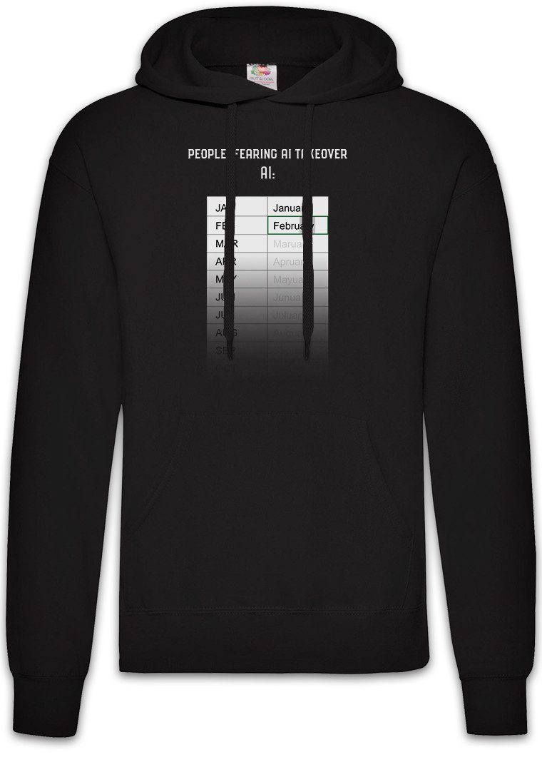 Hoodie AI Takeover Herren Hoodie KI Computer Artificial Intelligence