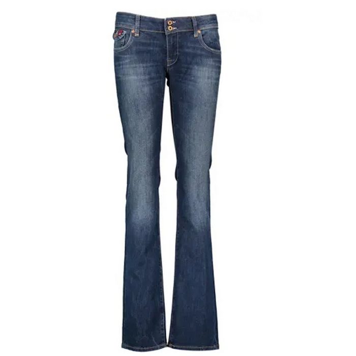Mavi Regular-fit-Jeans mavi jeans Olivia Jeans modische Damen Denim Hose mit leichter Used-Waschung Freizeit-Hose Blau